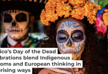 In Mexico City, parades on Day of the Dead feature people in colorful costumes. FG Trade Latin/Collection E+ via Getty Images
